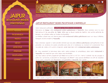 Tablet Screenshot of jaipur-restaurant-marseille.com